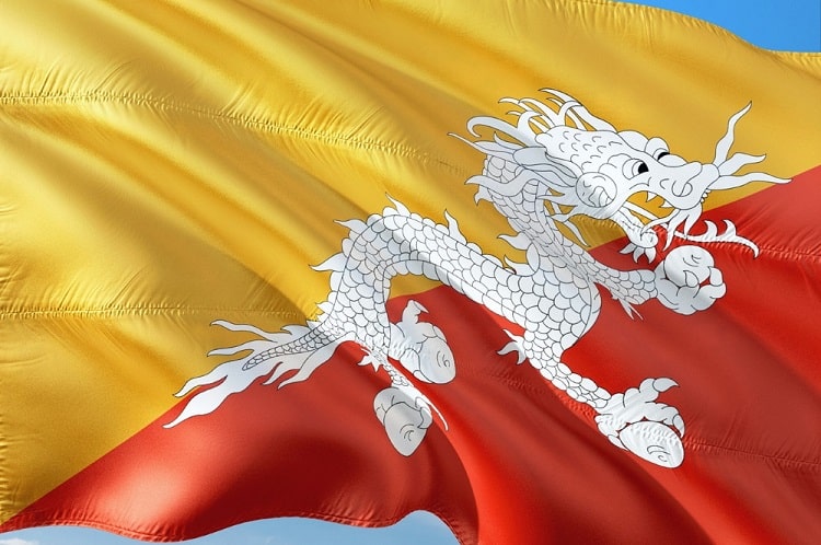 National Flag of Bhutan