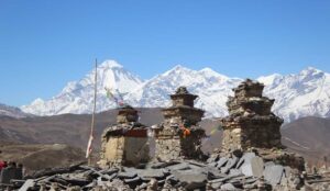 Jomsom is the starter point to access Mustang and Upper Mustang regions in Nepal. Mustang borders Tibet. It is a high altitude, culturally significant regiion, partially autonomous with its own customs, languages, relgion and royal family.