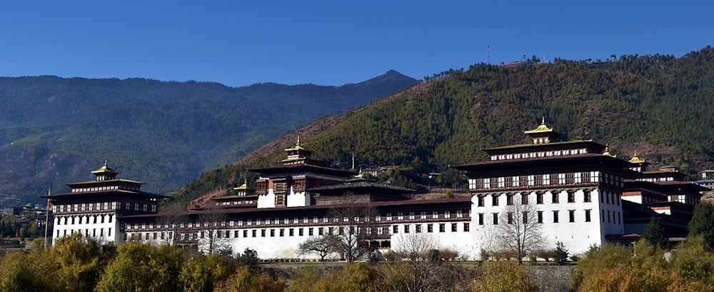 While in Thimphu you will view the amazing Trashichho Dzong.