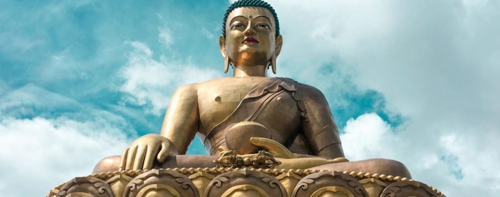 Buddha Dordenma aka The Golden Buddha is actually made from bronze Thimphu Bhutan