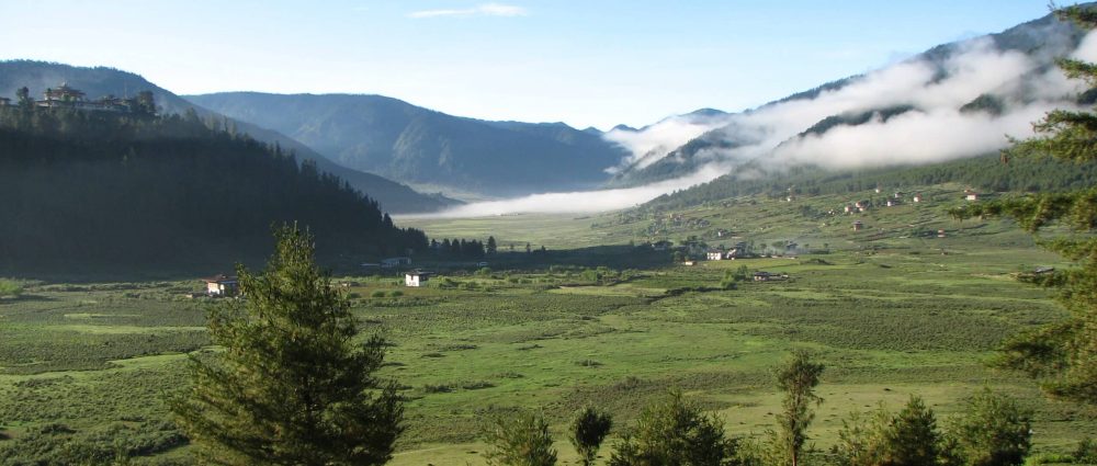 The beautiful Phobjikha Valley which you will visit on this tour